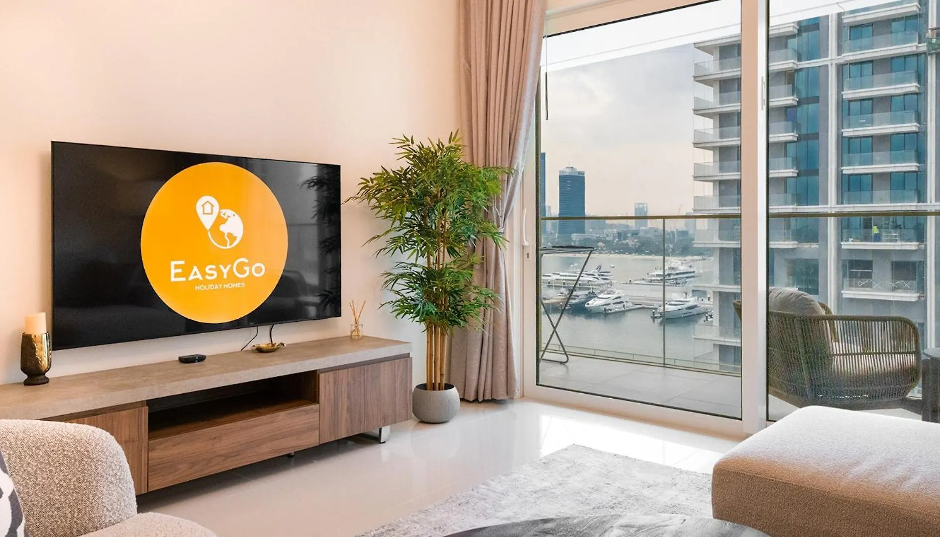 Apartment Easygo- Luxury 1Bdr With Beach Access- Emaar Beach Front Dubai